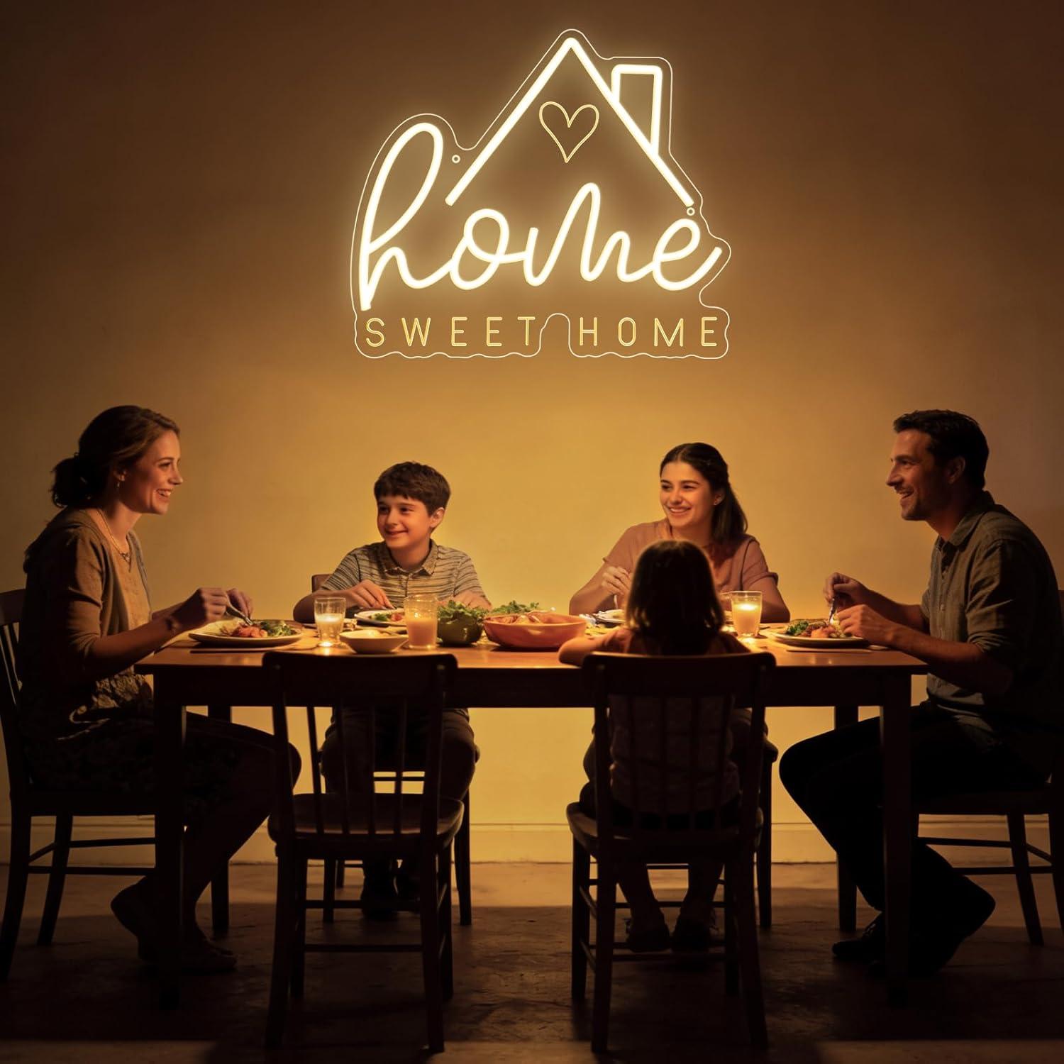 Sweet Home Neon Sign USB Dimma - Lighting Decor House review and price