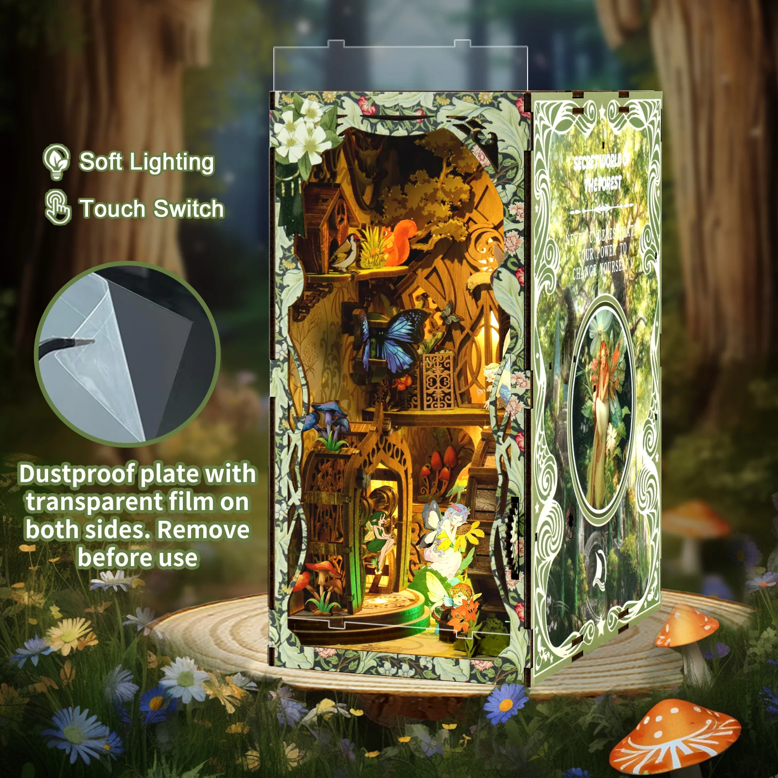 Cool DIY Book Nook Miniature H - Lighting Decor House review and price