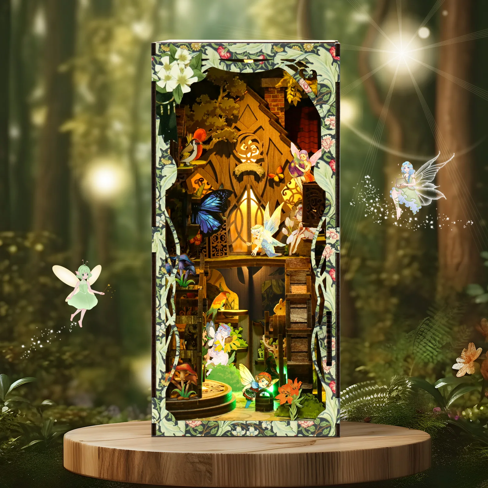 Cool DIY Book Nook Miniature H - Lighting Decor House review and price