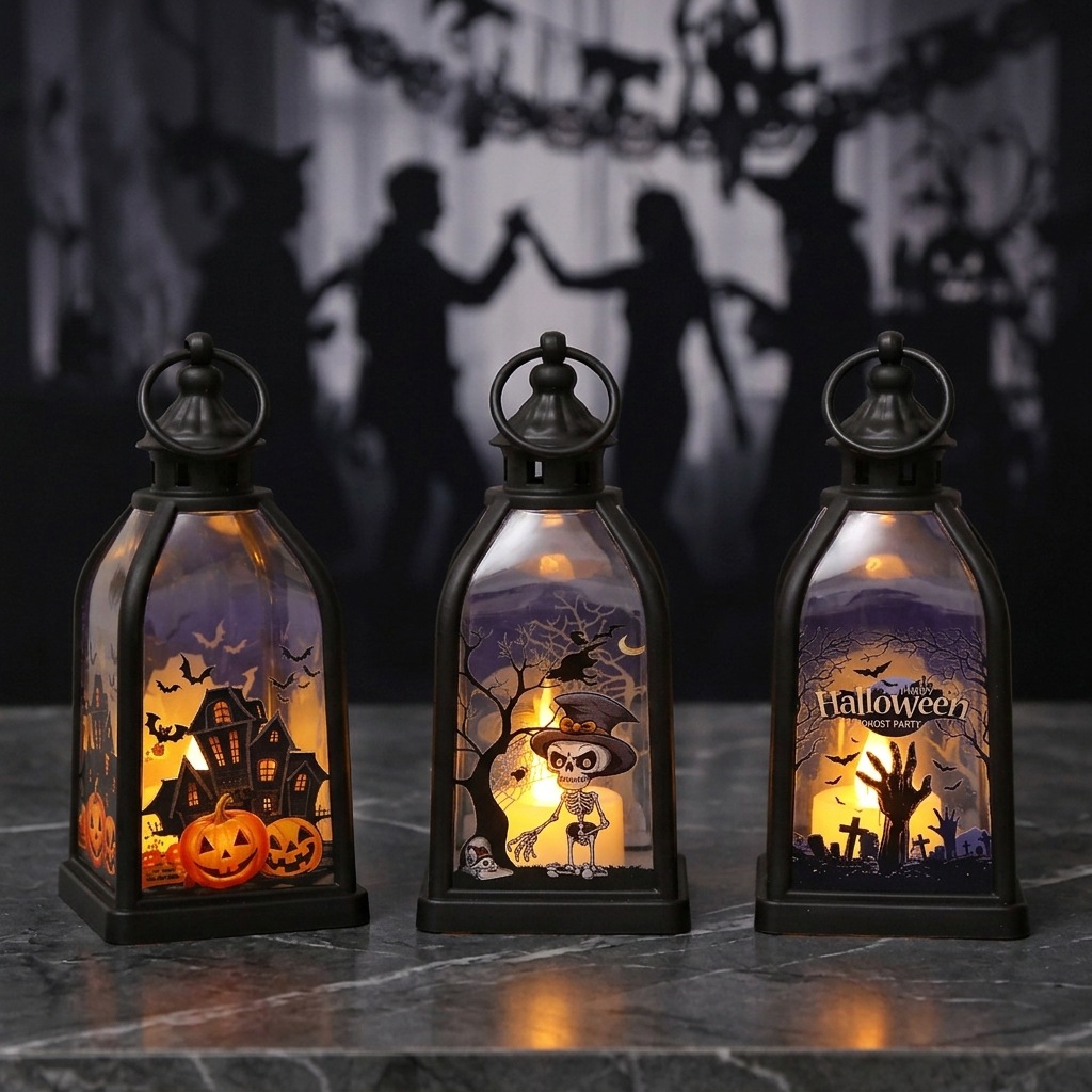 Halloween Ghost Castle Themed  - Lighting Decor House review and price