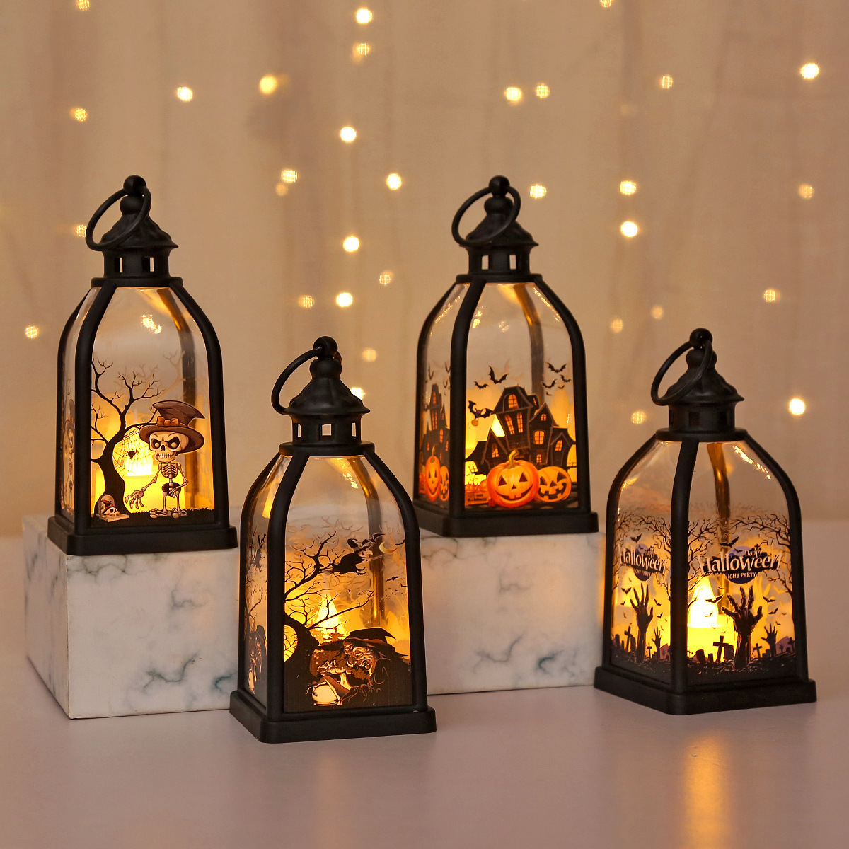 Halloween Ghost Castle Themed  - Lighting Decor House review and price