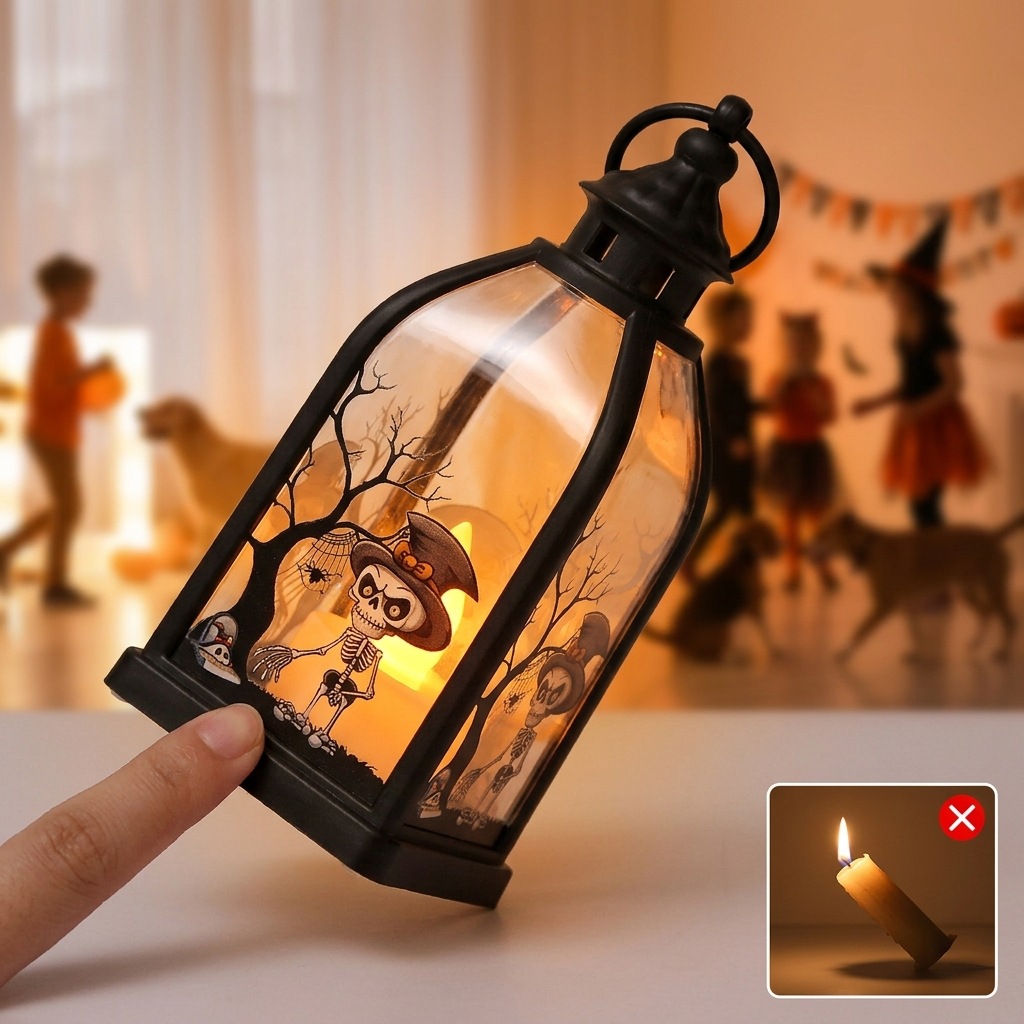 Halloween Ghost Castle Themed  - Lighting Decor House review and price
