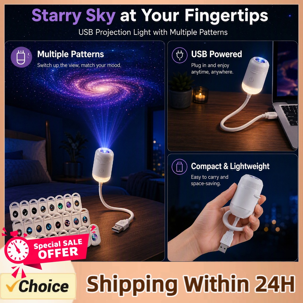 USB Starry Sky Projector Lamp  - Home Lighting And Decor review and price