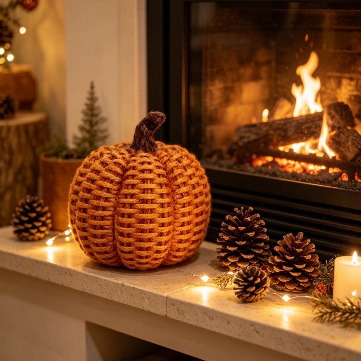 Imitation rattan pumpkin ornam - Lighting Home Decor Items review and price