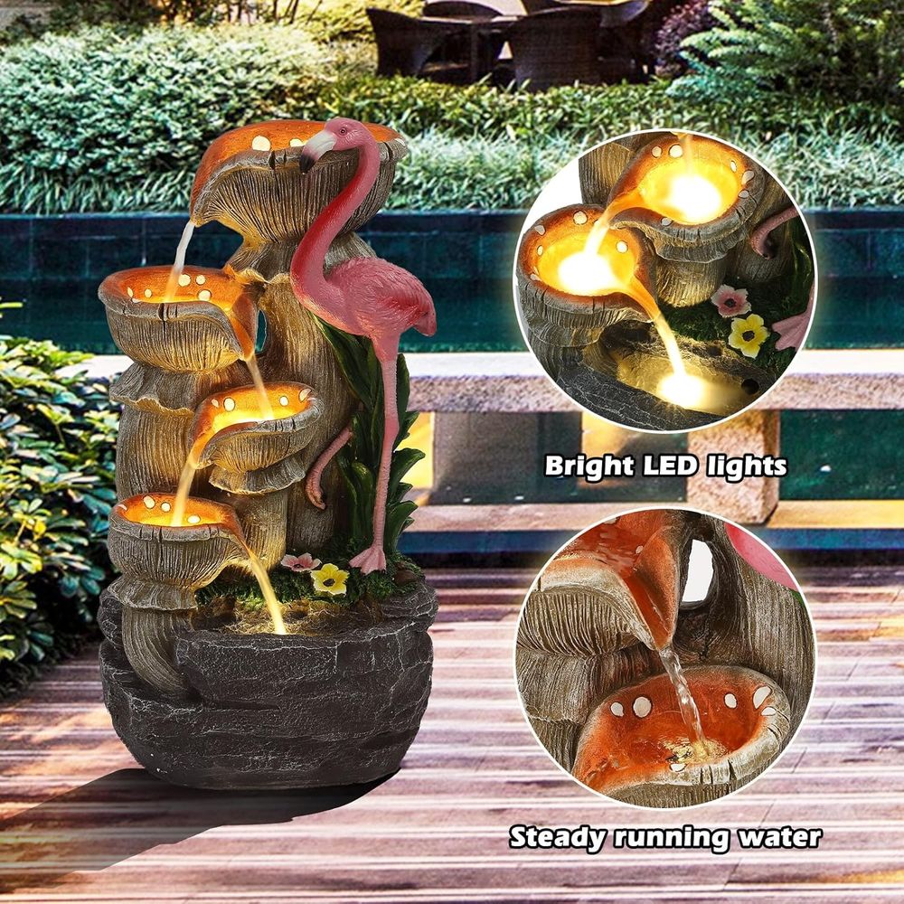 5 Tier Garden Waterfalls with  - Lighting Decor House review and price