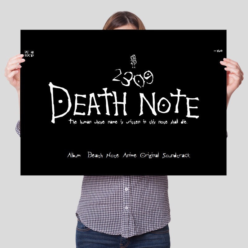 Death Note Unframed Canvas Pri - Lighting Home Decor Items review and price