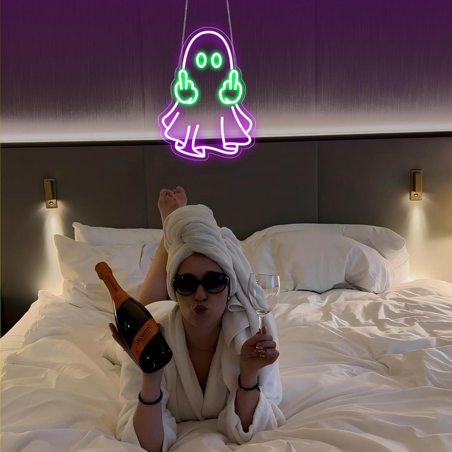 Ghost Neon Sign USB Powered LE - Home Lighting And Decor review and price