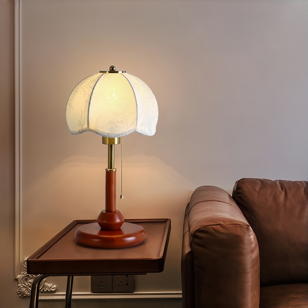Vintage Scalloped Dome Table L - Home Lighting And Decor review and price