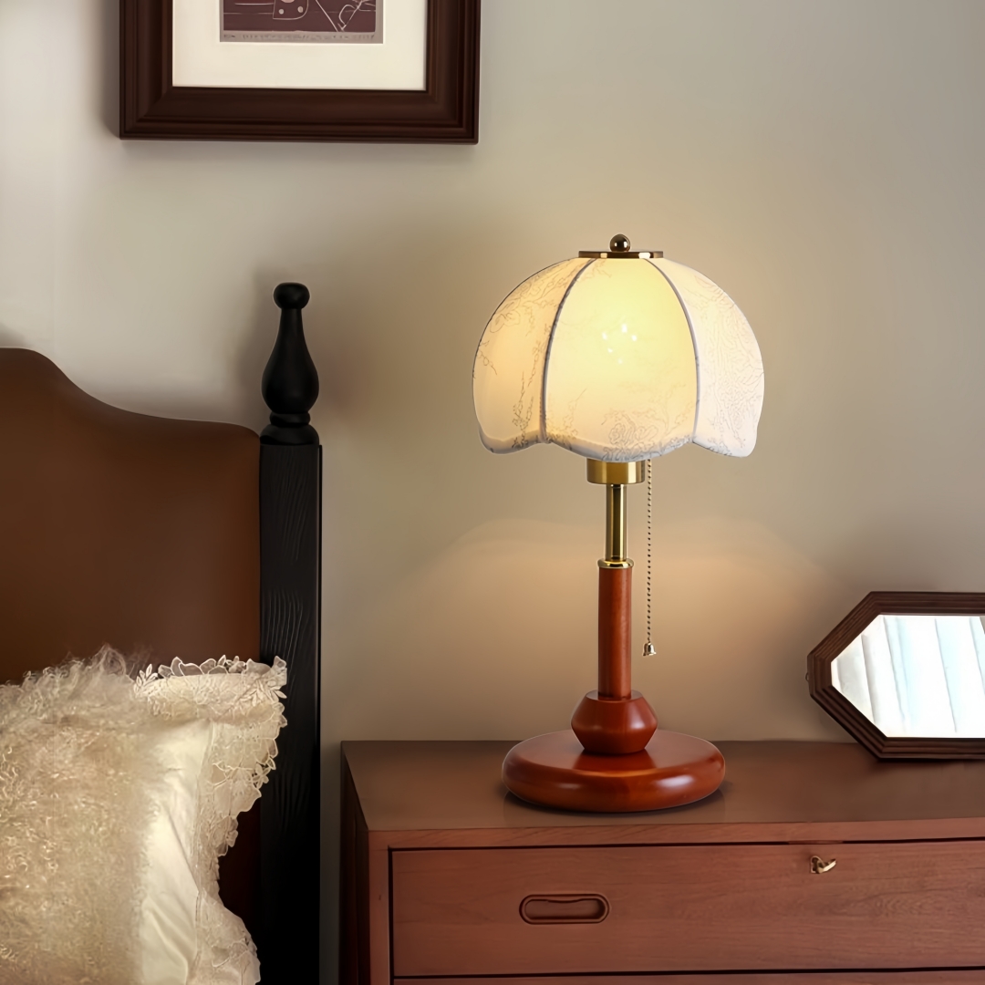 Vintage Scalloped Dome Table L - Home Lighting And Decor review and price