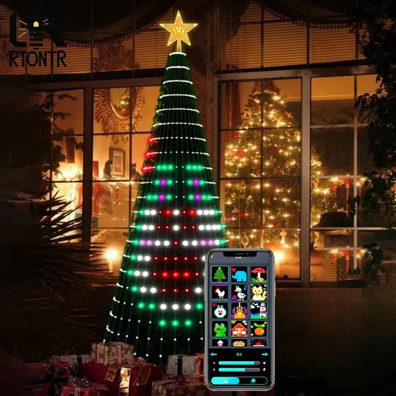 Christmas Star Tree Lights RGB - Home Lighting And Decor review and price