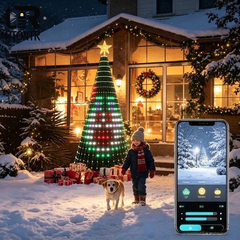 Christmas Star Tree Lights RGB - Home Lighting And Decor review and price