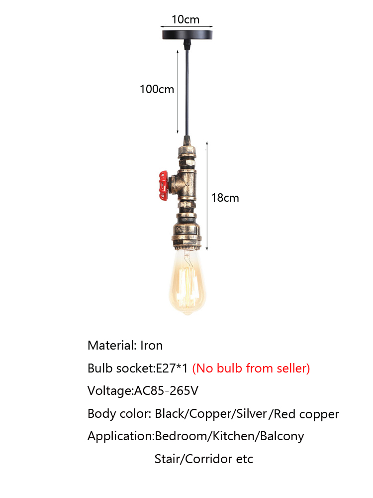 Retro Loft Industry Wind Water - Lighting Home Decor Items review and price