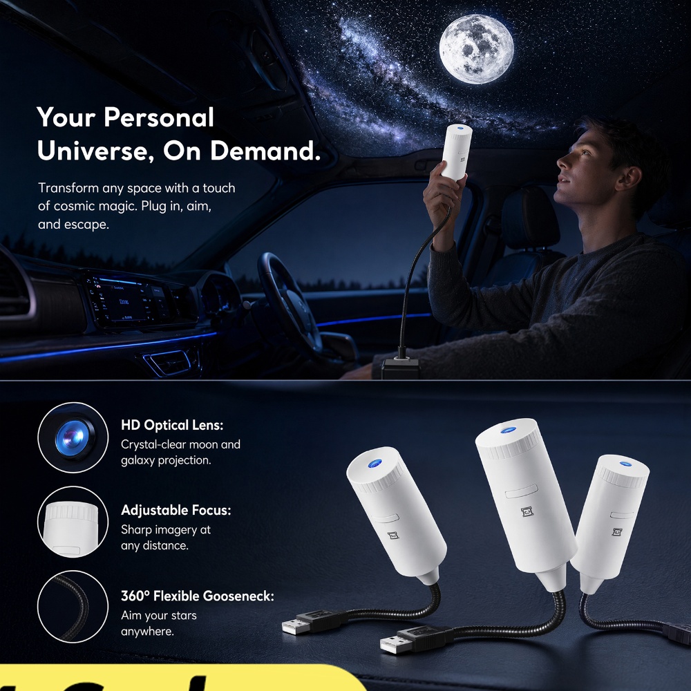 Mini Galaxy Star Projector Two - Home Lighting And Decor review and price