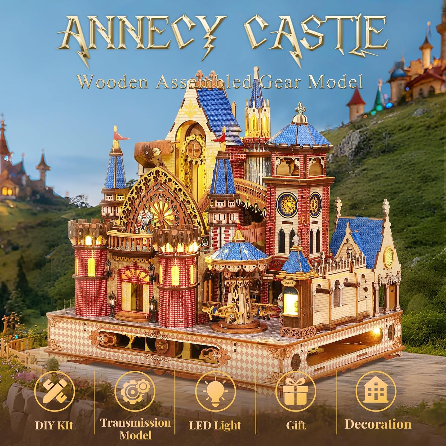DIY 3D Wooden Puzzles for Adul - Lighting Decor House review and price