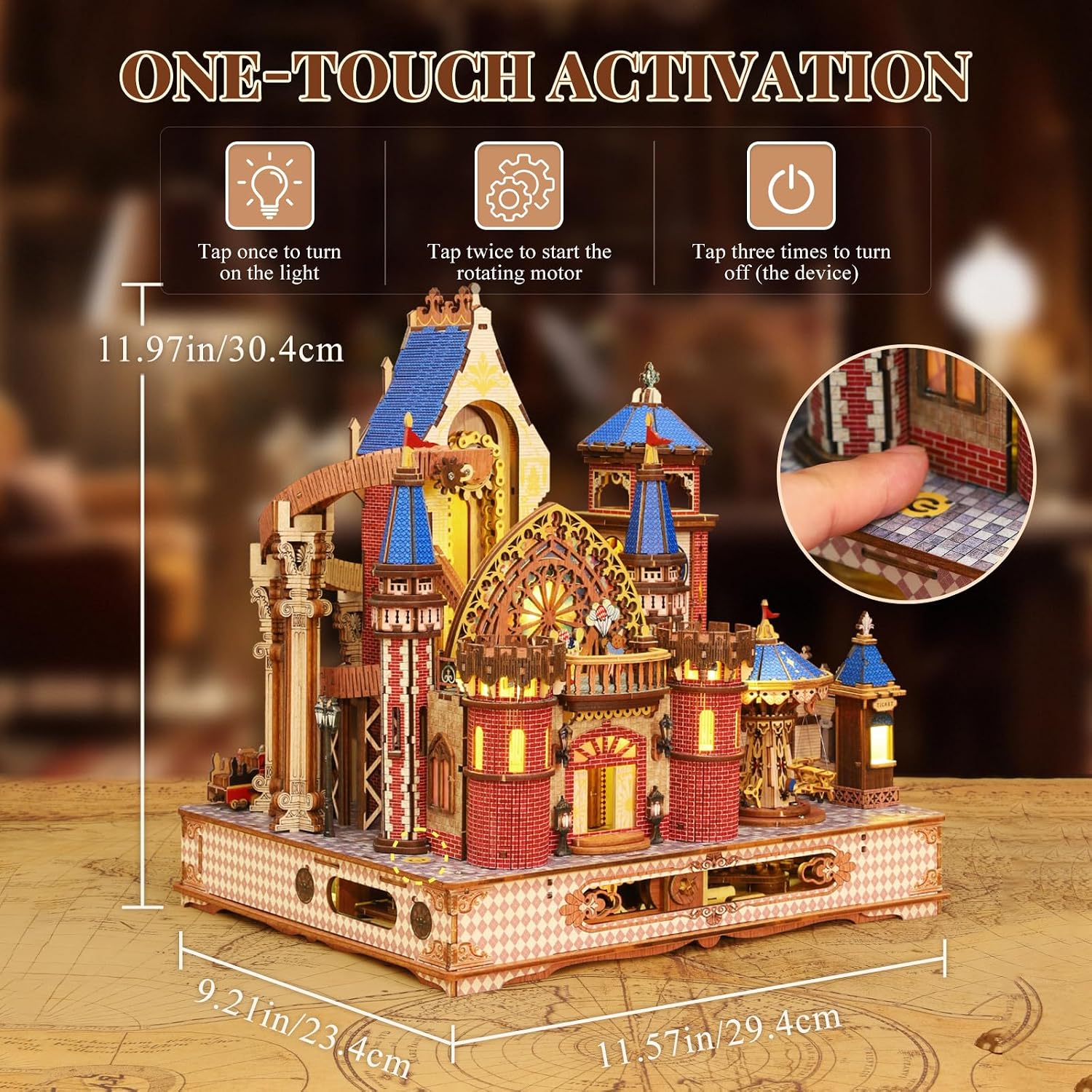 DIY 3D Wooden Puzzles for Adul - Lighting Decor House review and price