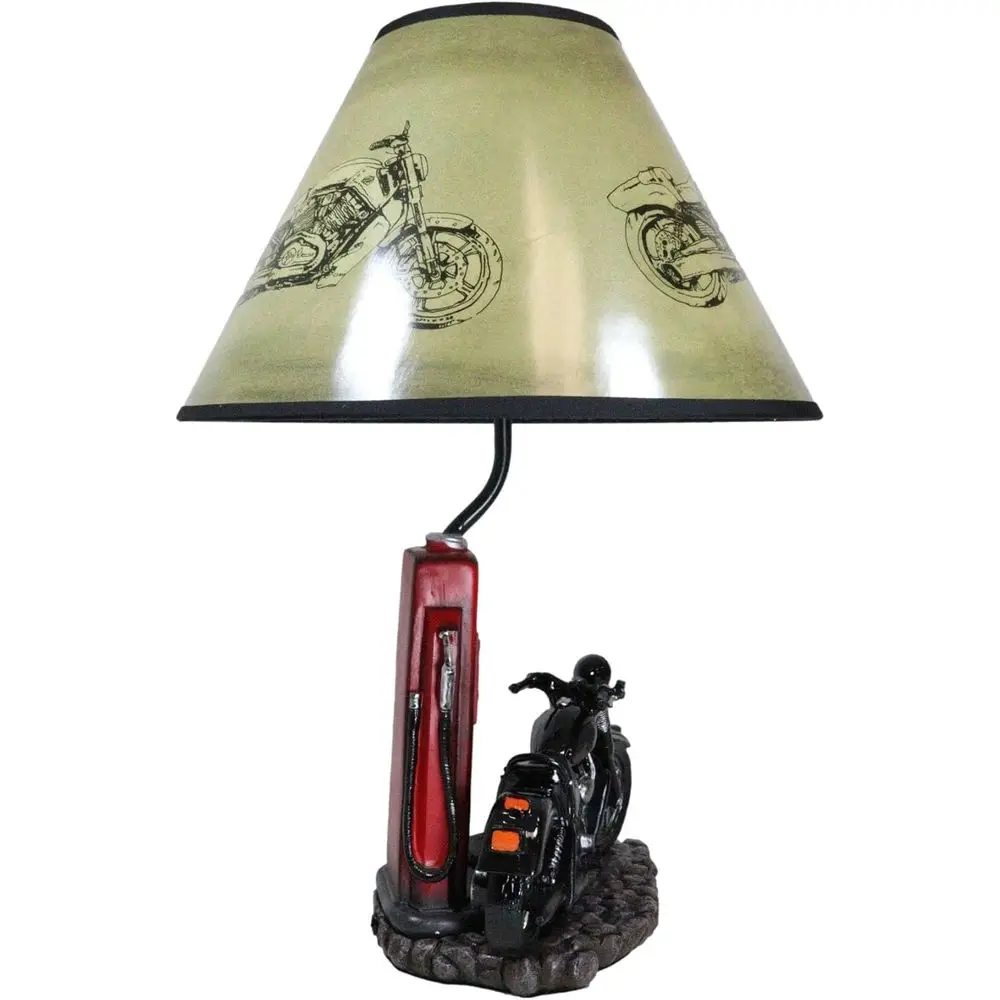 Vintage Retro Black Motorcycle - Home Lighting And Decor review and price
