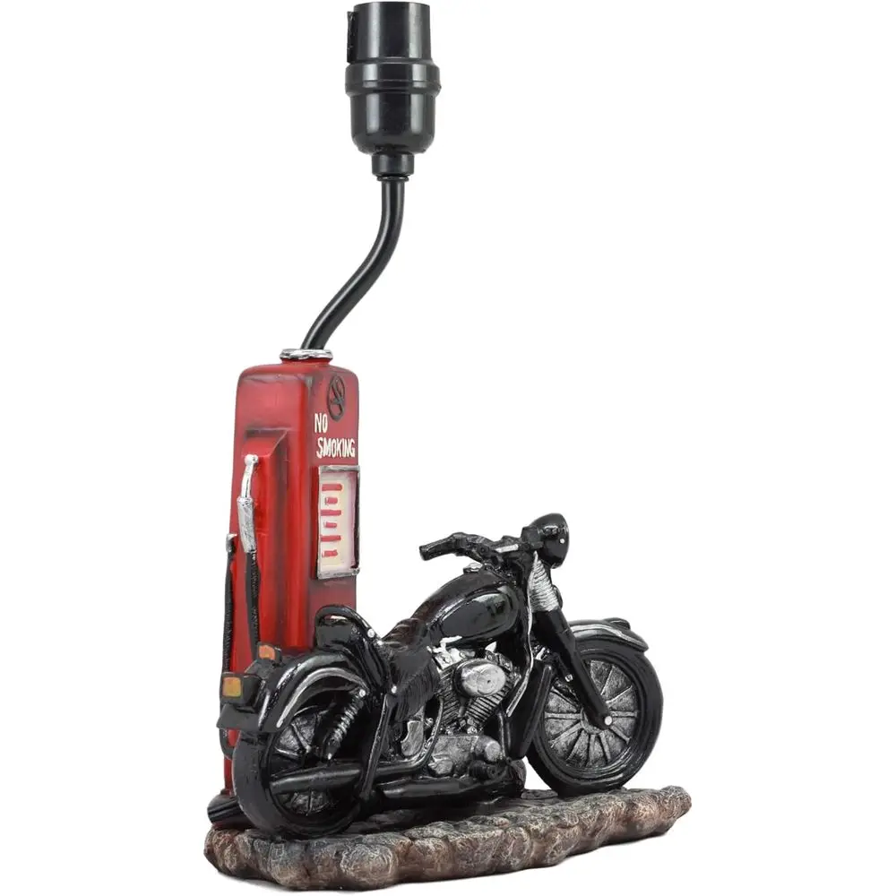 Vintage Retro Black Motorcycle - Home Lighting And Decor review and price